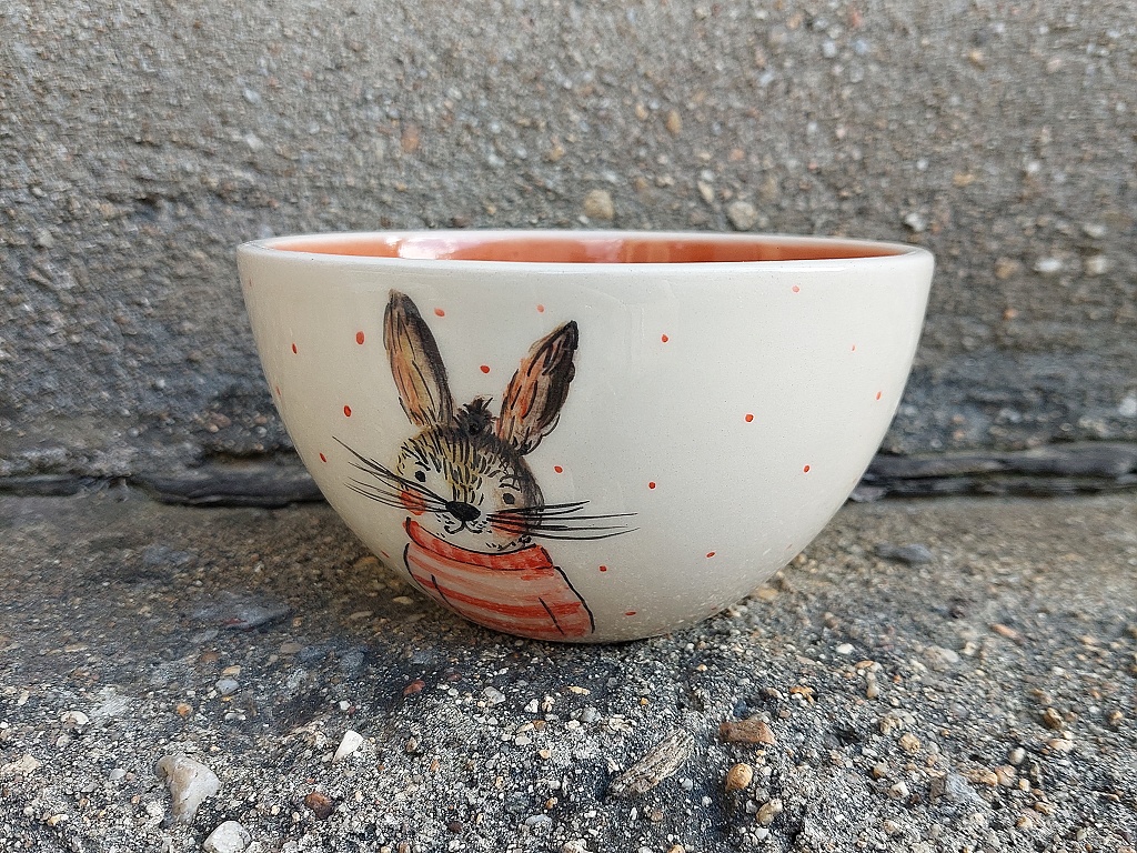 Levně Keramika Vanya Miska - zajíííc