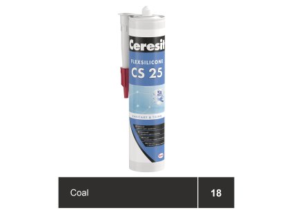 CERESIT CS 25 coal, sanitární silikon 280 ml