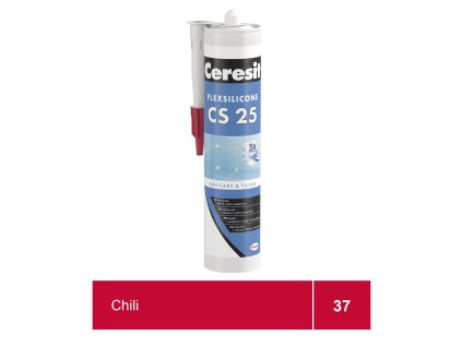 CERESIT CS 25 chili, sanitární silikon 280 ml