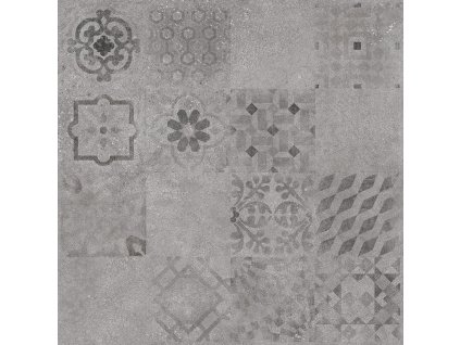 Rako Betonico dlažba dlaždička dlaždice slinutá dekor dekorativní patchwork DAK63796