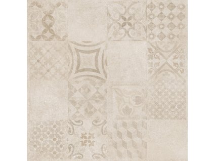 Rako Betonico dlažba dlaždička dlaždice slinutá dekor dekorativní patchwork DAK63797