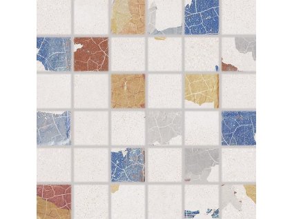 Betonico mozaika vícebarevná WDM05796 rektifikovaná