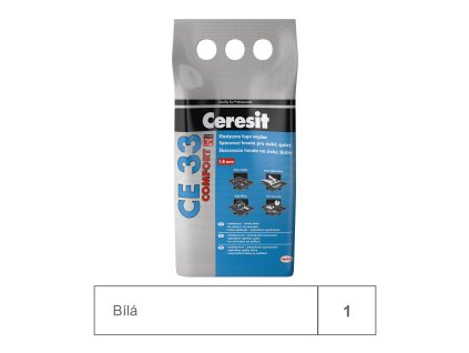 CE 33 Comfort bílá spárovací hmota 5 kg CZ