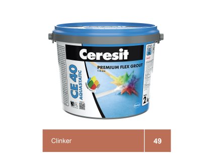 CE 40 Aquastatic clinker flexibilní spárovací hmota 2 kg
