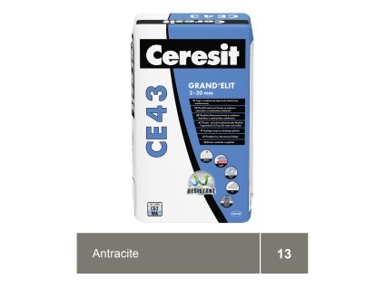 CE 43 Grand’Elit antracite flexibilní spárovací hmota 25 kg