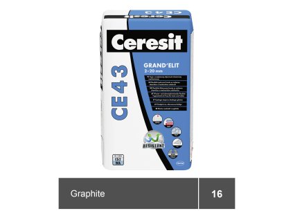 CE 43 Grand’Elit graphite flexibilní spárovací hmota 25 kg