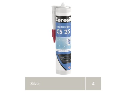 CERESIT CS 25 silver, sanitární silikon 280 ml