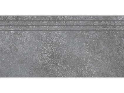 RAKO Abetone DCPSR839 schodovka tmavě šedá 30x60 cm