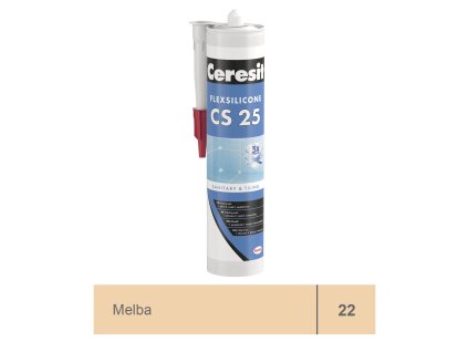 CERESIT CS 25 melba, sanitární silikon 280 ml