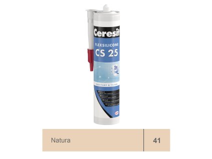 CERESIT CS 25 natura, sanitární silikon 280 ml