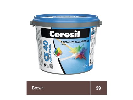 CE 40 Aquastatic brown flexibilní spárovací hmota 5 kg