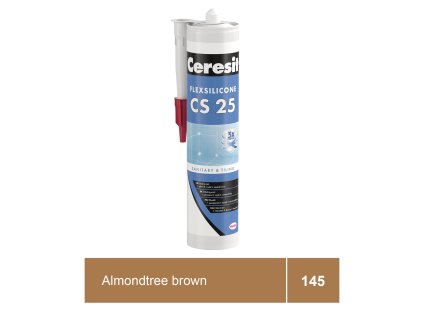 CERESIT CS 25 almondtree brown, sanitární silikon 280 ml
