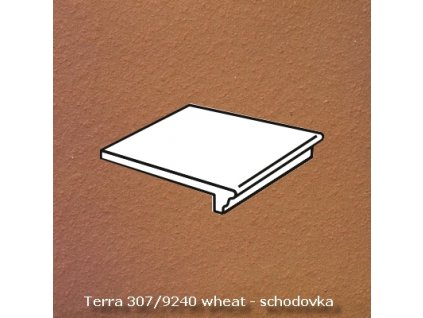 Keraplatte Terra 307 9240 wheat schodovka