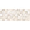 Estela Beige DC Mosaic, dekorativní obklad, béžový, matný, 25 x 60 x 0,9 cm