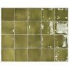 Manacor Basil Green 26918, obklad, zelený, lesklý, 10 x 10 x 0,9 cm