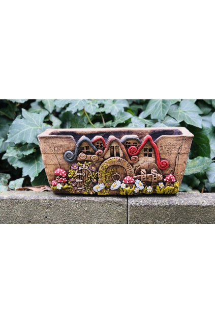 Velký truhlík- domečky