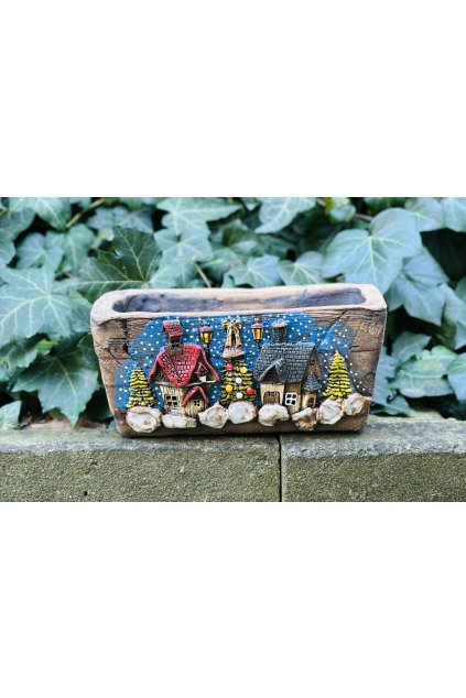 Malý truhlík - vánoční domeček