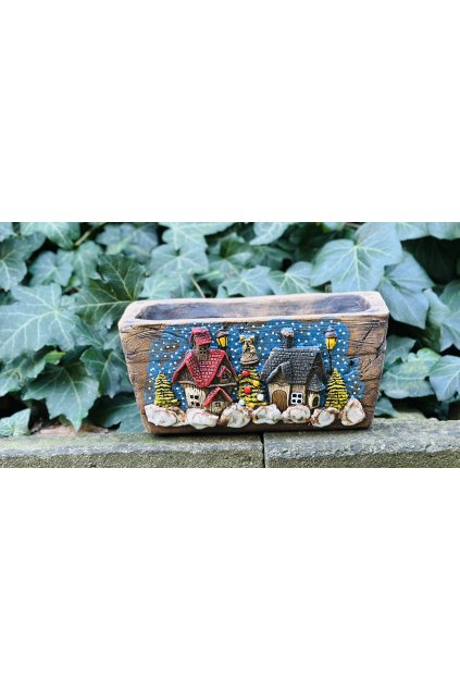 Malý truhlík - vánoční domeček