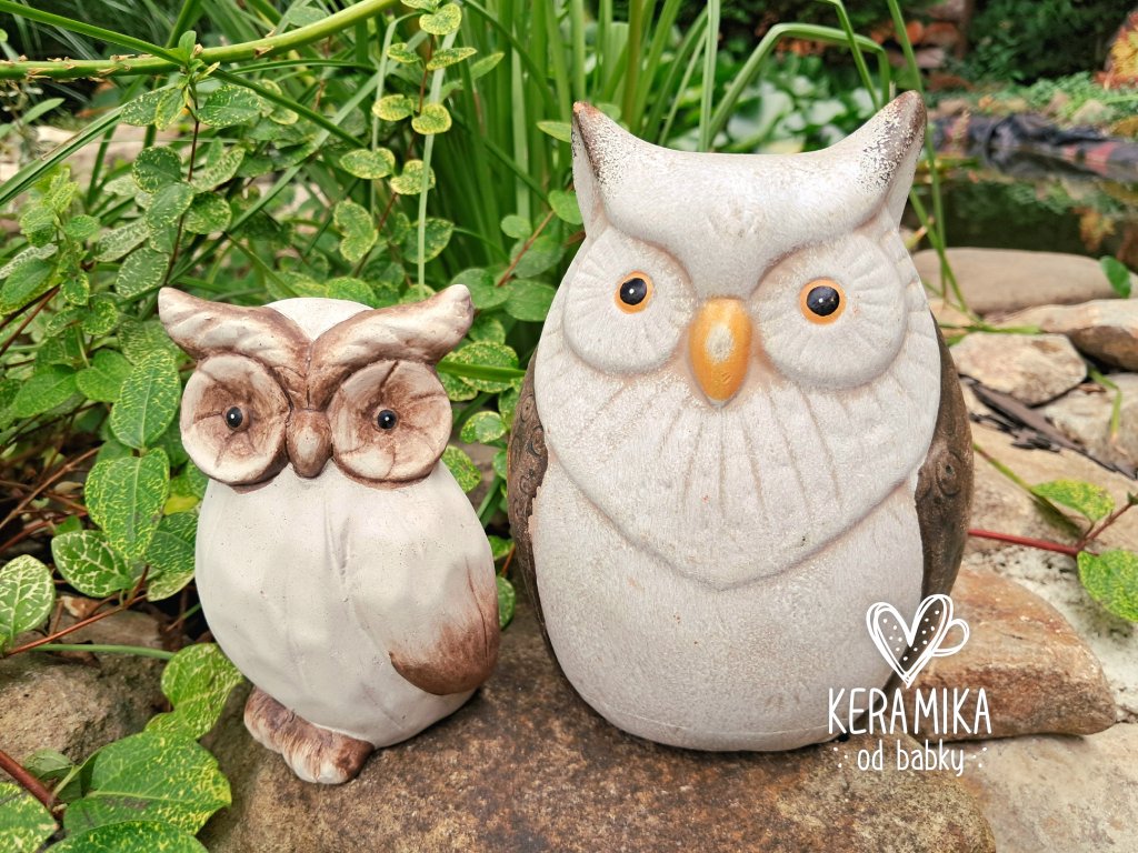 Keramická sova, dva druhy