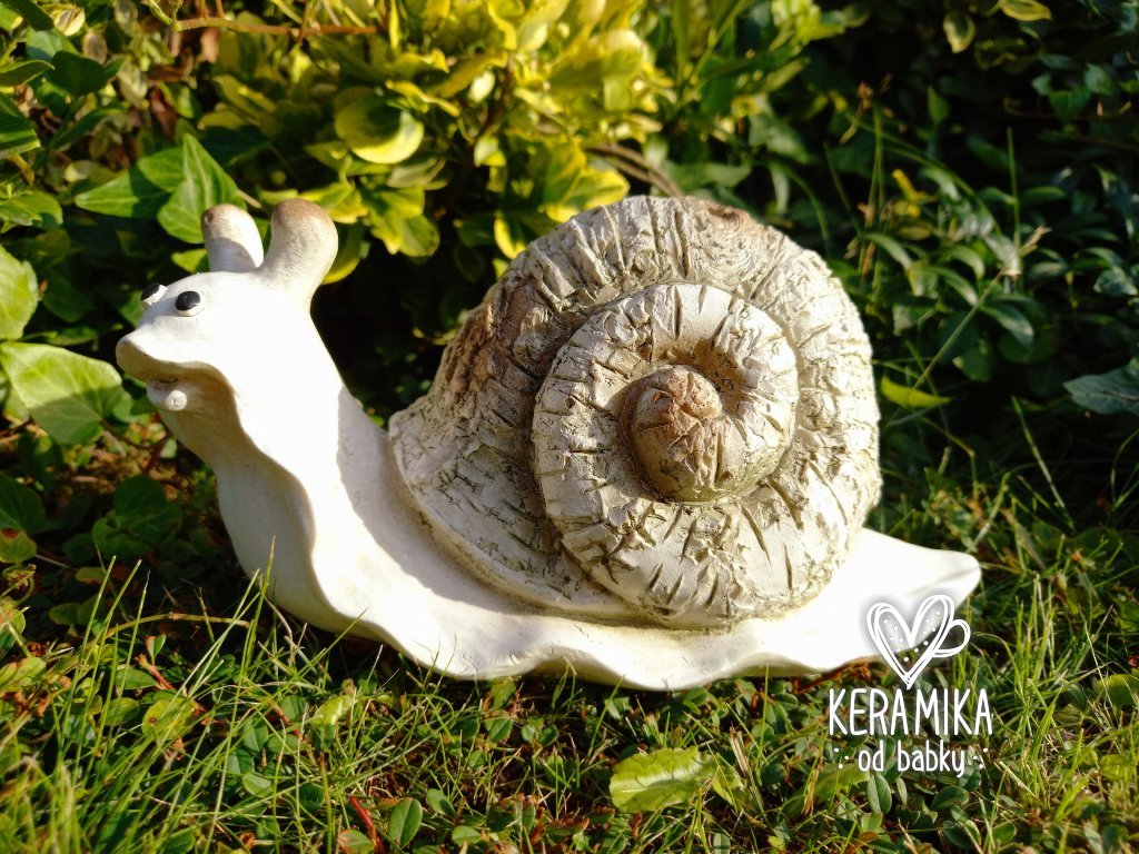 Hlemýžď, zahradní dekorace