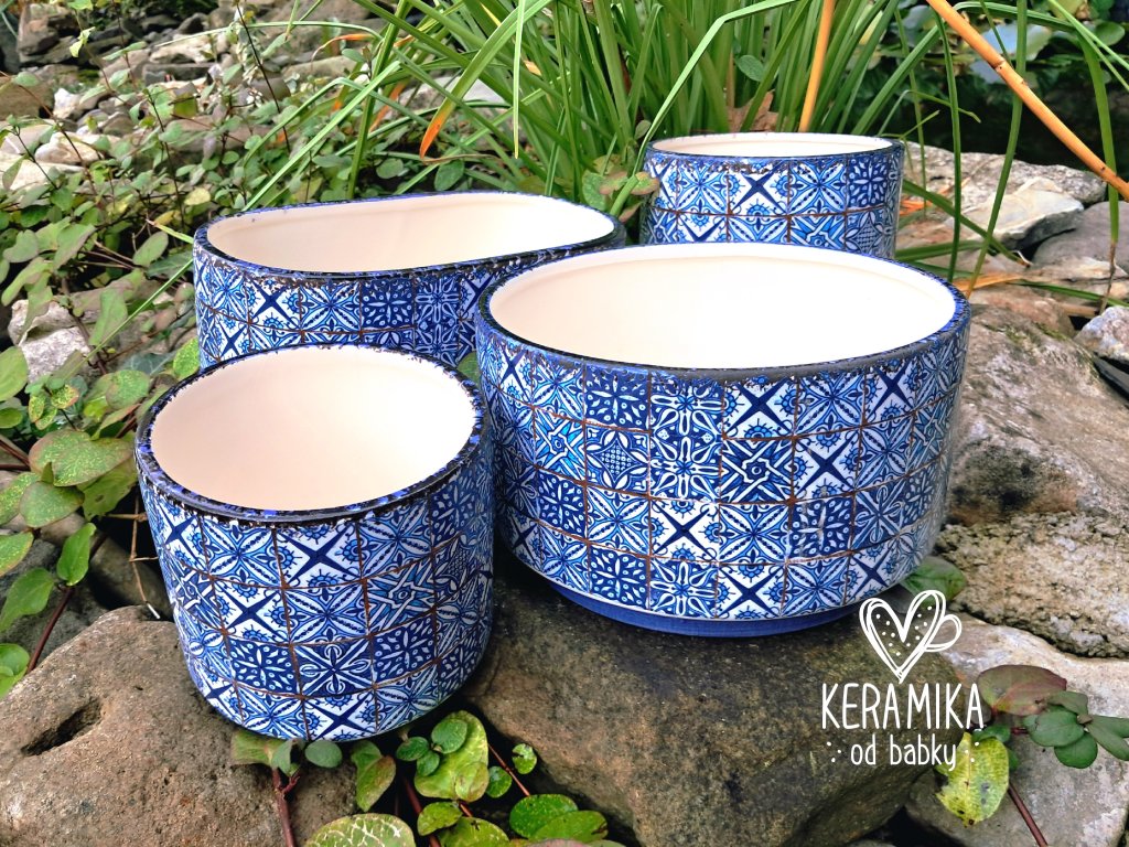 Keramický obal na květináč