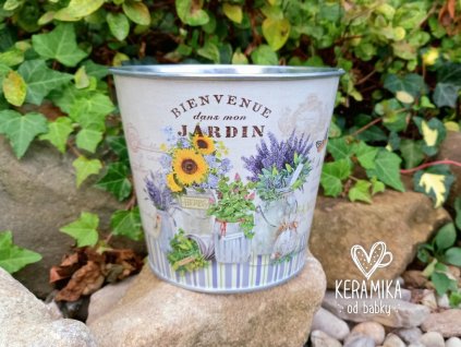 Obal se slunečnicí a levandulí