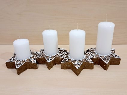 Adventní svícen Perníčky