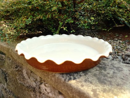 Forma na koláč hnědobílá