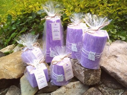 Svíčka s vůní Levandule