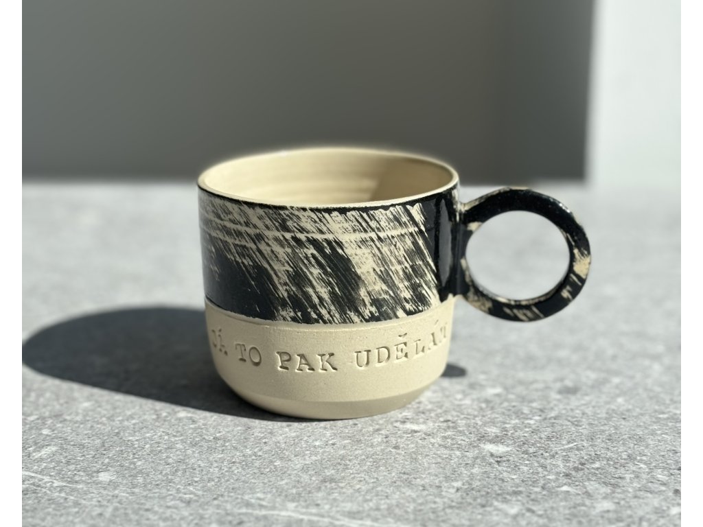 Hrnek - Já to pak udělám - s kulatým uchem 260-290ml černý