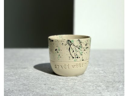 Kalíšek - Stačí věřit ❤ - 250-280ml zelený