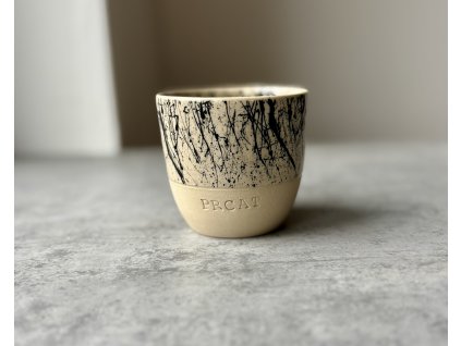 Kalíšek - Prcat - 200-220ml černý