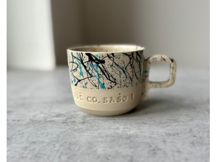 Hrnek - Víš co, Sašo? s hranatým uchem 260-290ml II.jakost