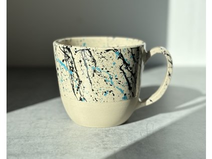 Hrnek - 450-500ml modro černý