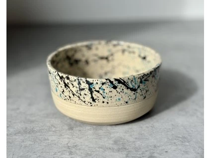 Miska - 450-500ml - modročerná