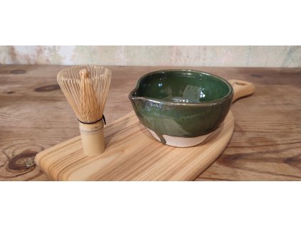Matcha miska olivová