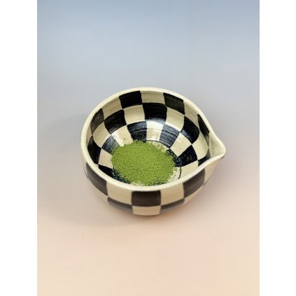 Matcha bowl - chess