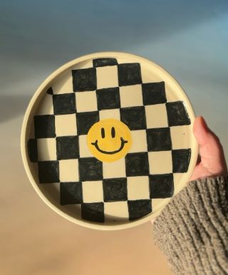 Ručně malovaný talíř Happy Chess🌞