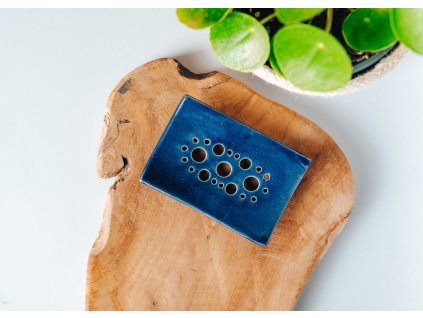 Mýdlenka obdélník modrá