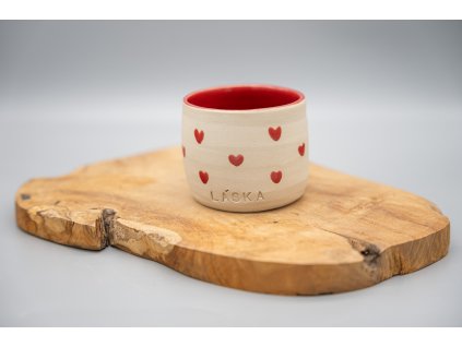 Kalíšek na cappuccino LÁSKA