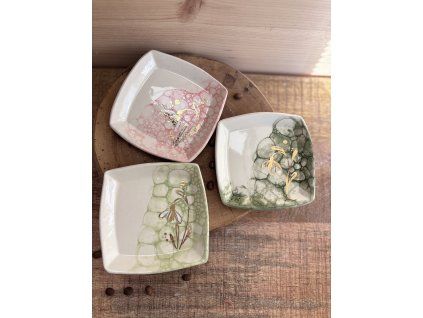 Hranatý talíř Sněženky- S