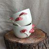 Houbový espresso cup Trio 70ml (karmín)