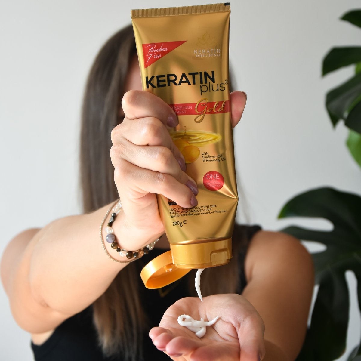 Keratínová kúra GOLD 200 ml na rast a posilnenie vlasov