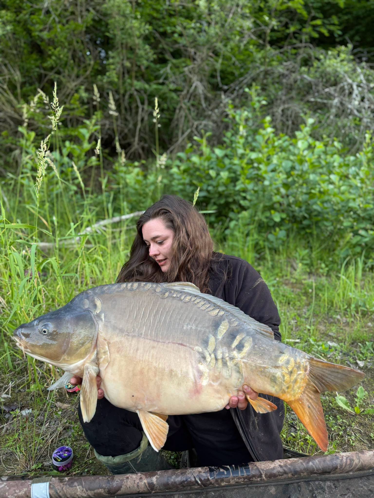 18,5 kg Spiegelkarpfen gefangen mit Fencl Boilies