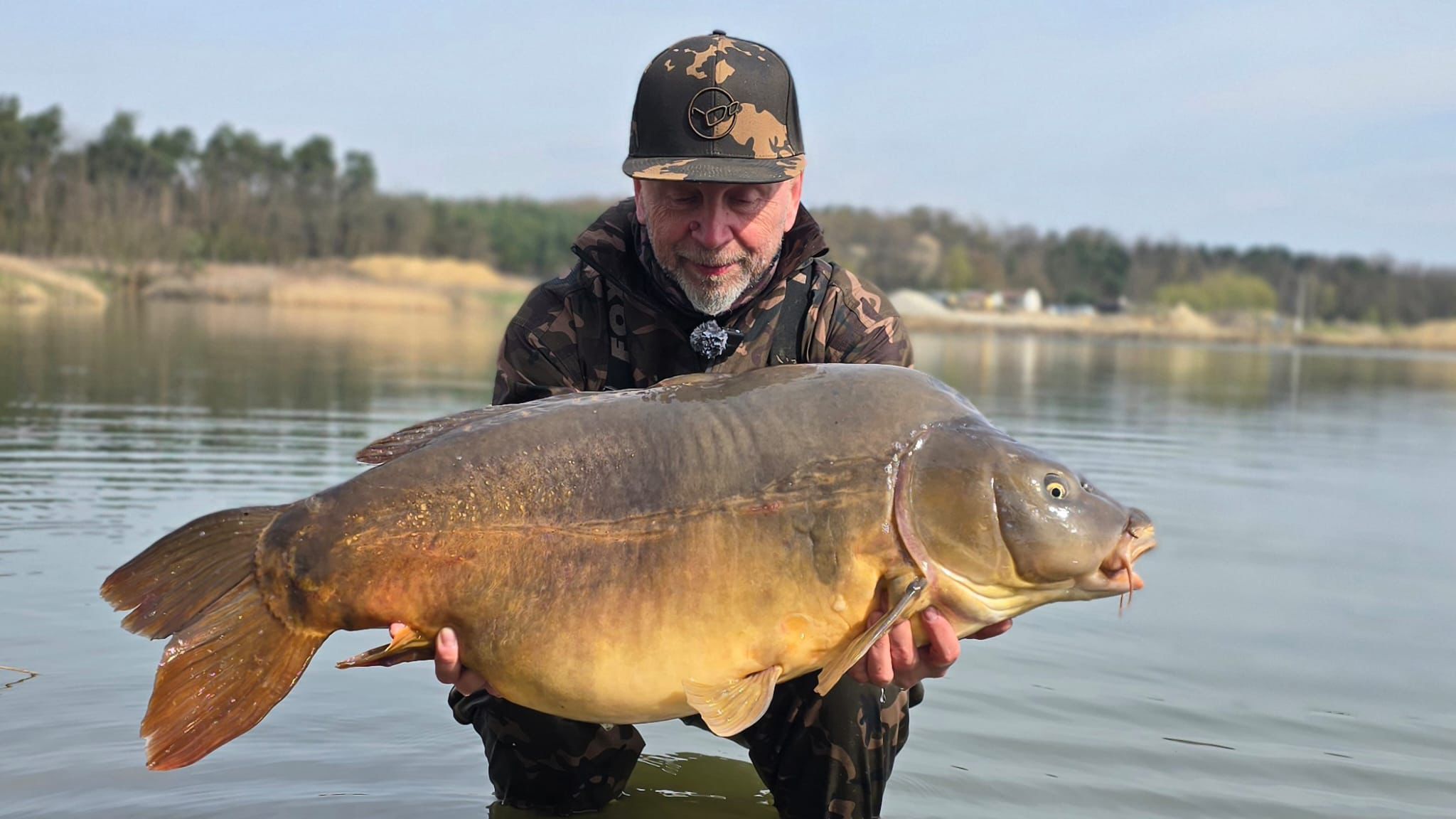 22 kg Spiegelkarpfen gefangen mit Fencl Prehistoric Boilies