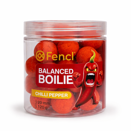 Balanced boilie Chilli Pepper 20 mm – bold spicy blend with a pepper base