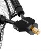 Fencl landingsnet KING BELLY BOAT, manche carbone allongé, câble de sécurité