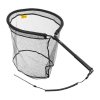 Fencl King net with extended handle on BELLY BOAT, extended carbon handle, safety cable