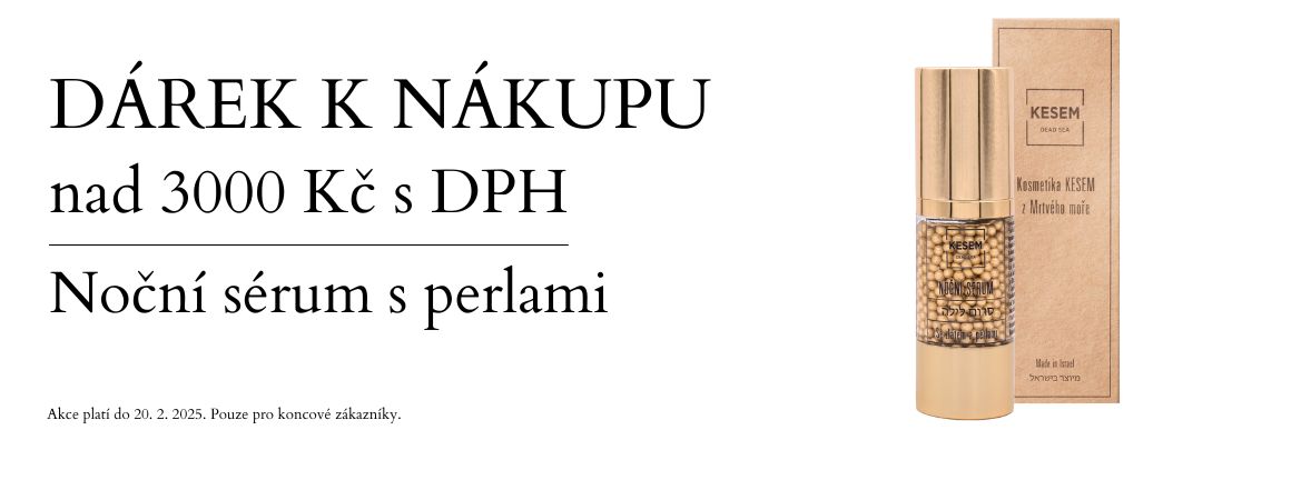 Podmínky akce "Nad 3000 Kč dárek k nákupu - Noční sérum se zlatem a perlami"