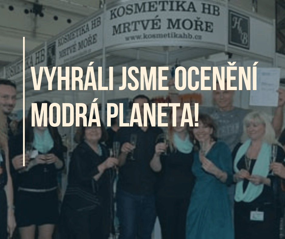 Vyhráli jsme ocenění Modrá planeta!